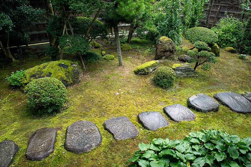 庭園北部を撮影