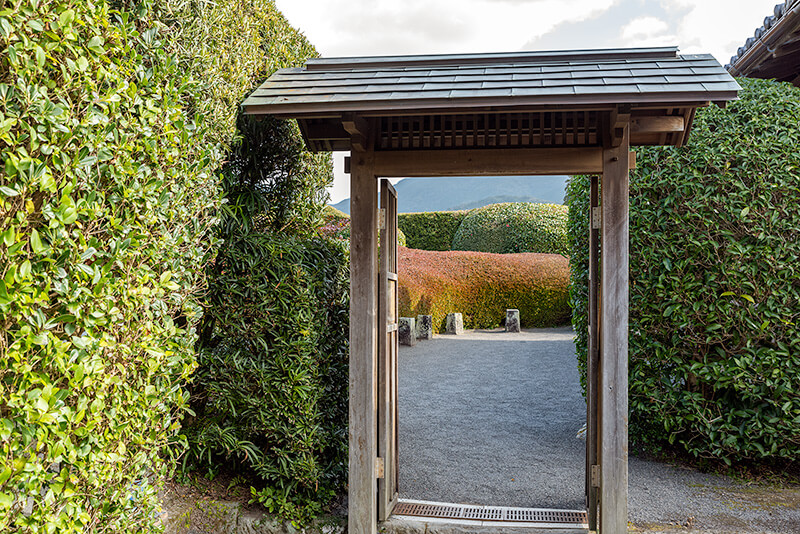 平山亮一邸庭園　入り口