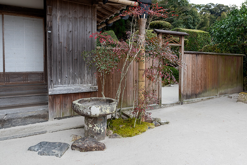 森重堅邸庭園　入り口