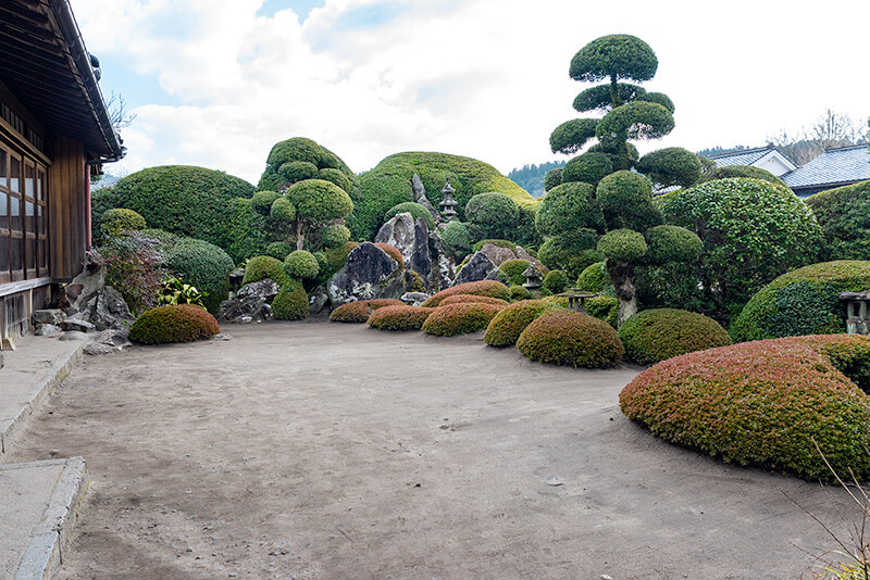 江戸末期に作られた庭園