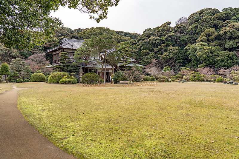 長府庭園　書院