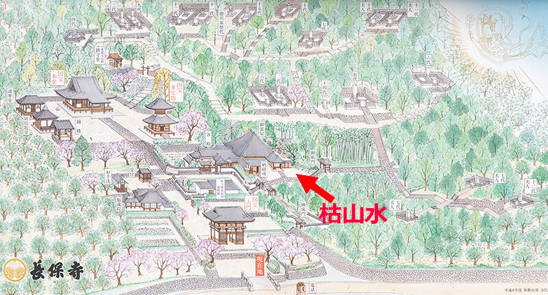 長保寺案内図