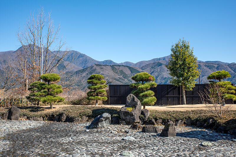 雄大な借景