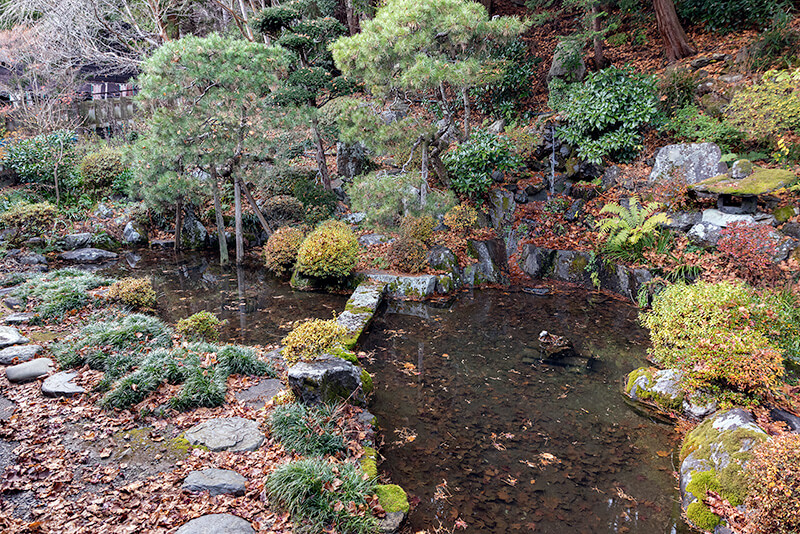 嵯峨流の庭園