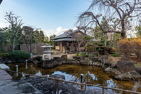 東大阪市民美術センター 日本庭園