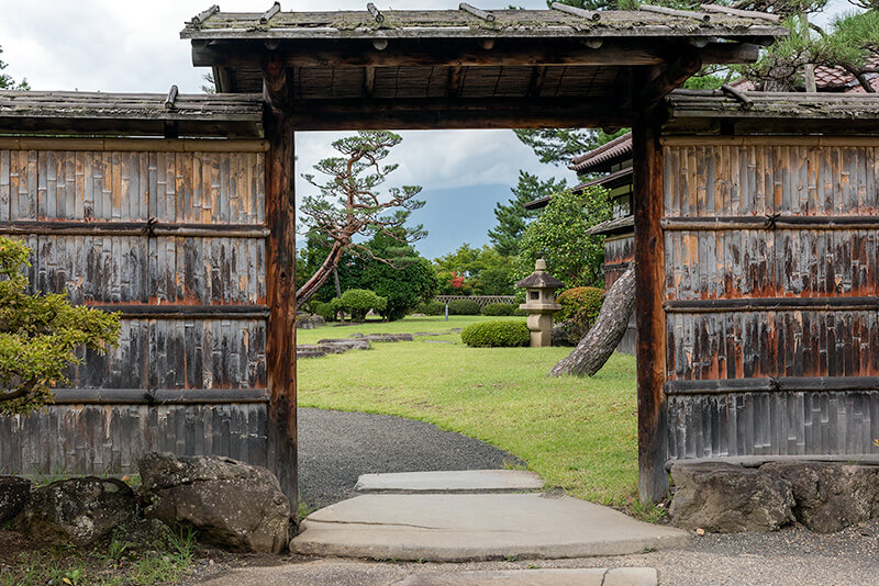 和館の入口