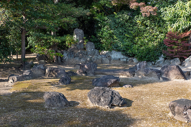 観音補陀落山の庭