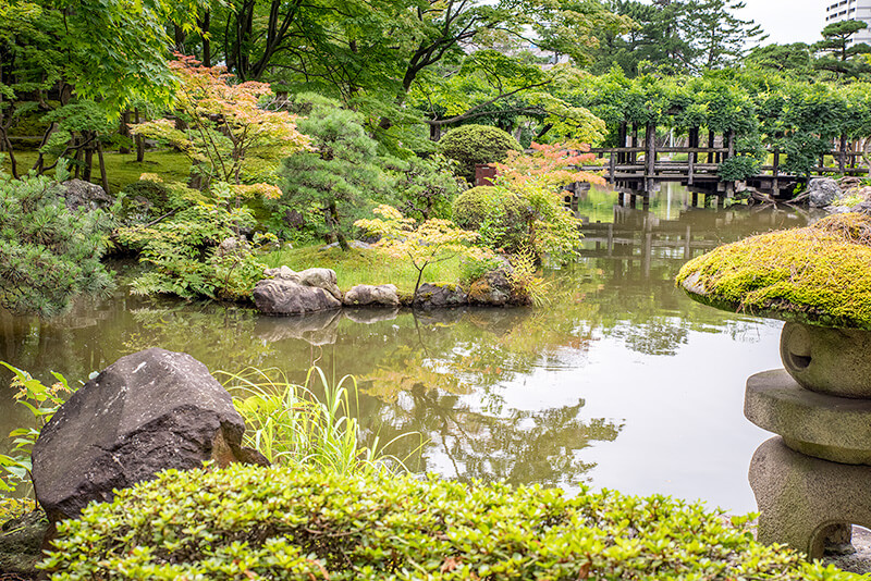 オランダ風の回遊式庭園