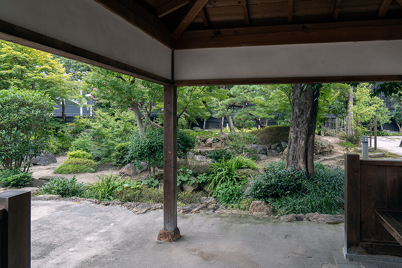 東屋からの眺め