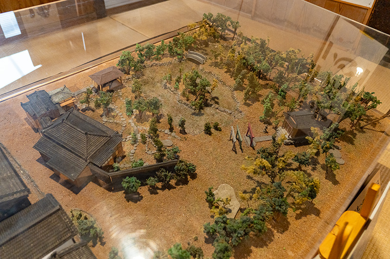 旧長谷川治郎兵衛家のジオラマ（離れ）