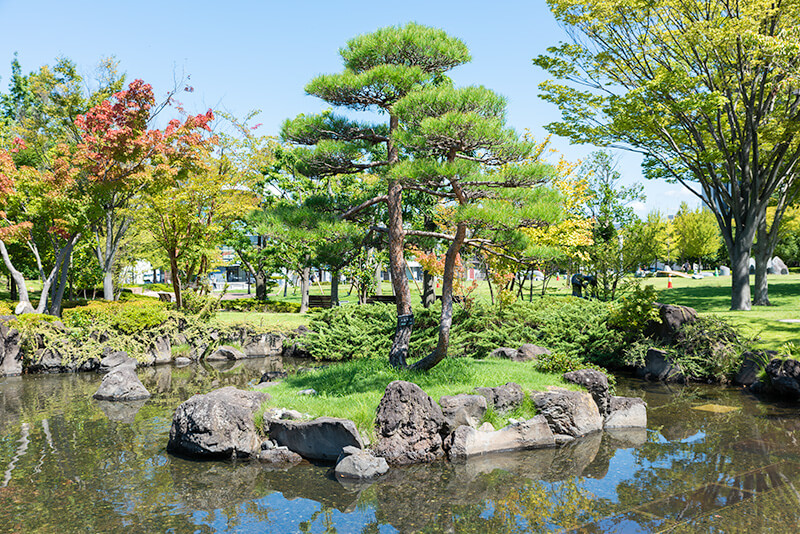 亀島にみえる中島