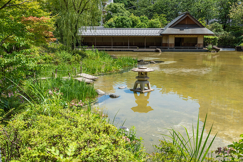 檜町公園　池泉回遊式庭園