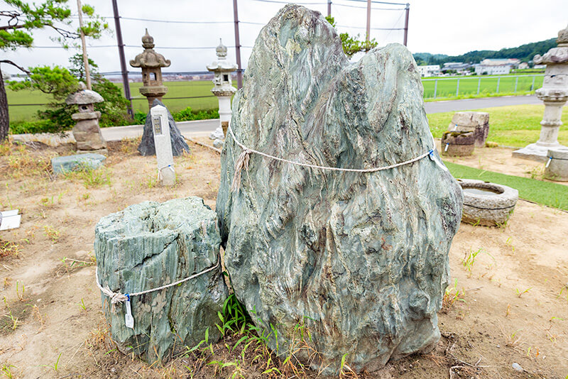 青石も展示販売