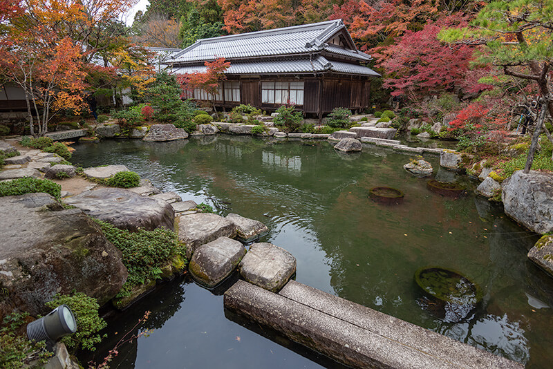 喜見院の庭園
