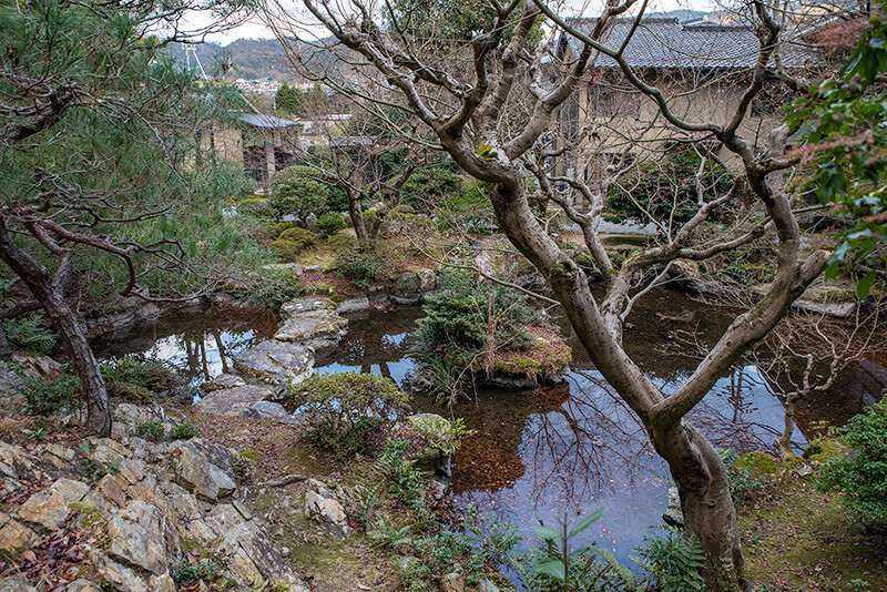 池渡り様式の沢飛石