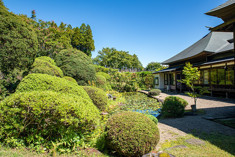 つつじと睡蓮の庭園