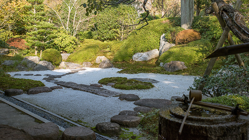 浄妙寺の枯山水
