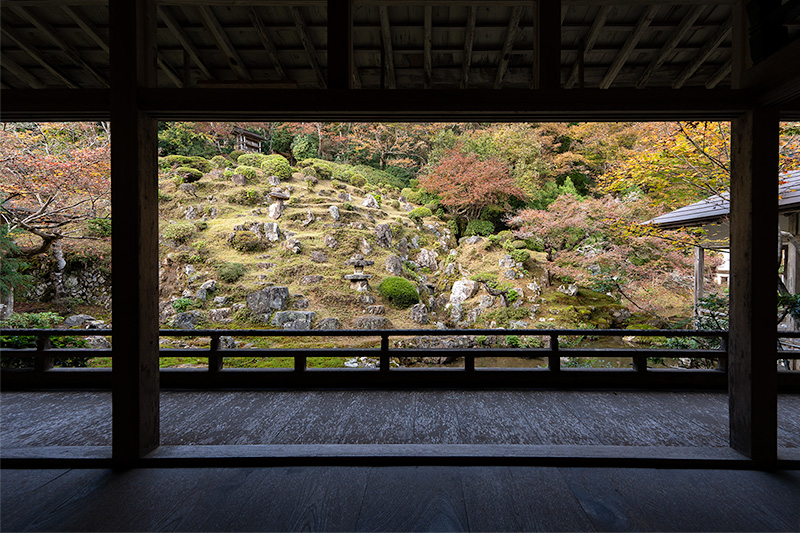 方丈から額縁庭園