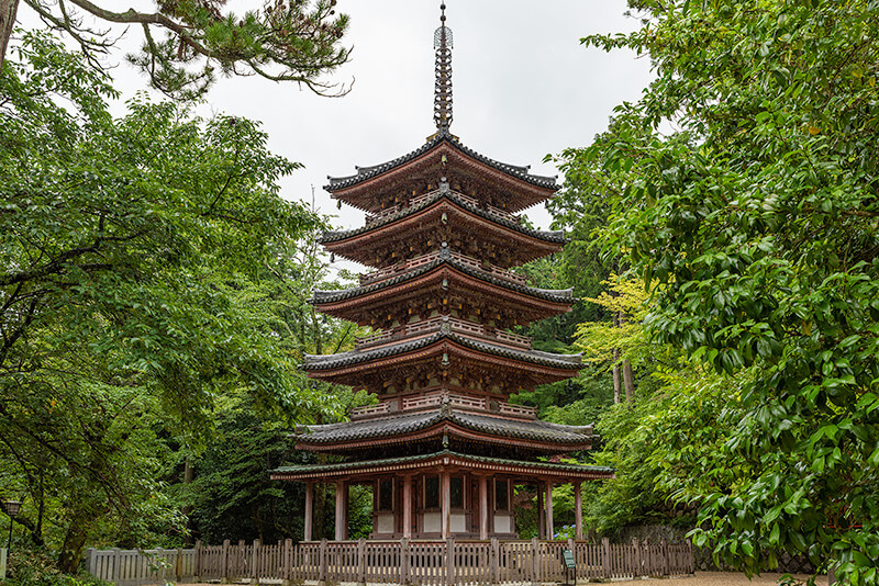 国宝の五重塔