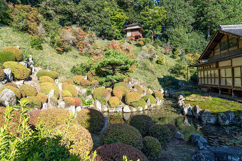 築山には茶室