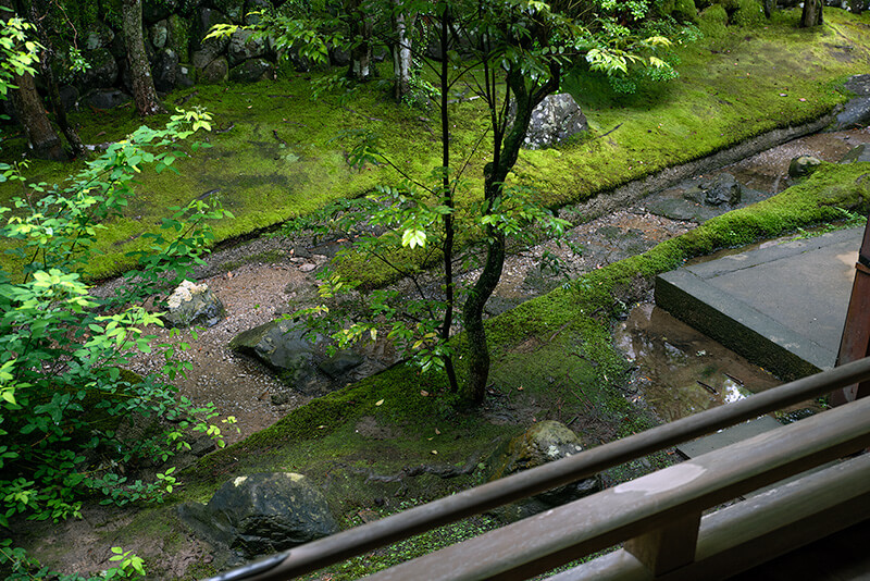 稲妻形　遣水の庭　その４