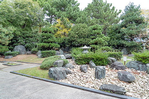 片男波公園　日本庭園