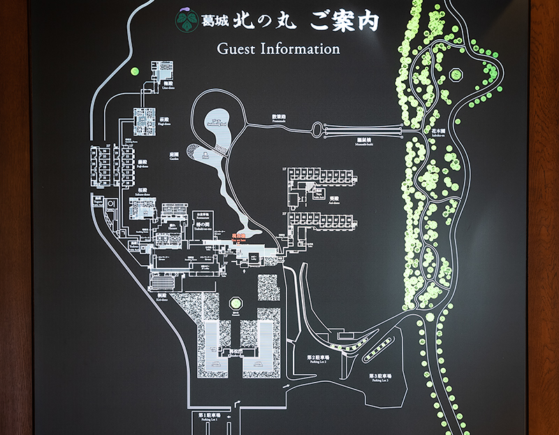 葛城北の丸ホテル　案内図