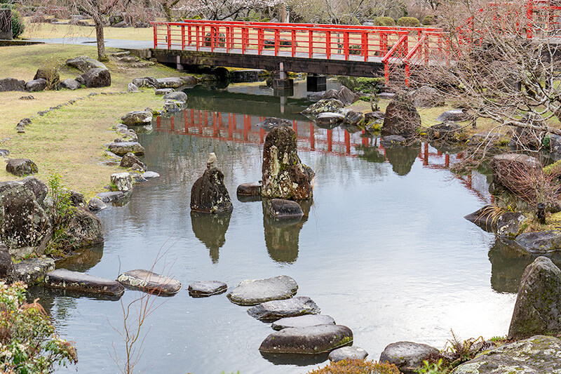 総檜造りの橋