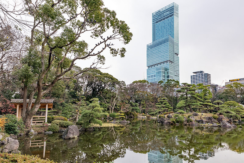 慶沢園全景