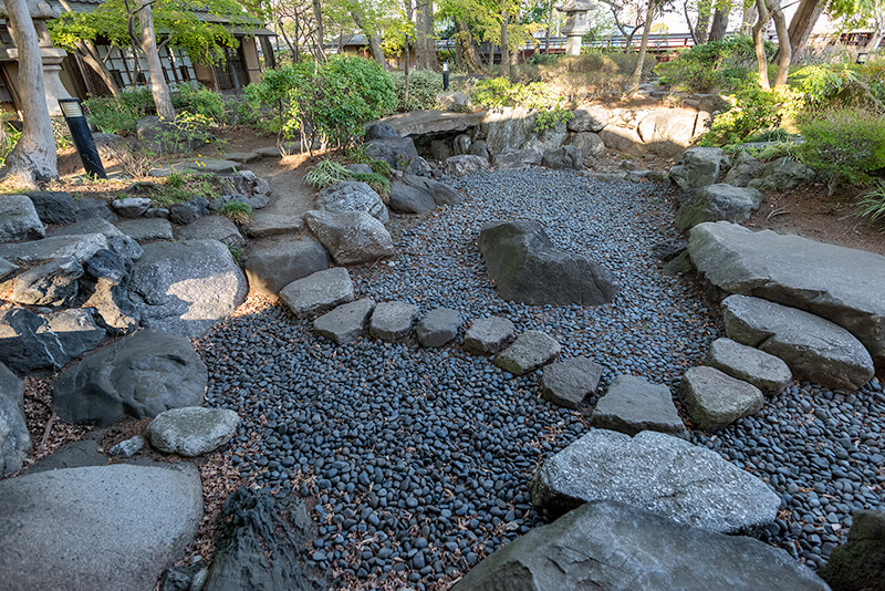北関東では数少ない枯山水庭園