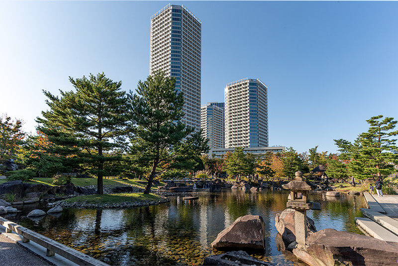 二子玉川ライズ タワー＆レジデンスを望む光景