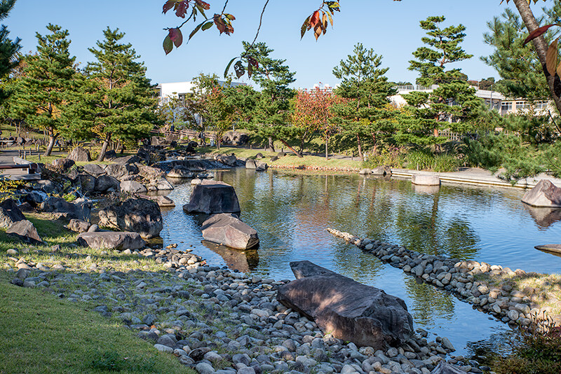 水際を美しく魅せる洲浜