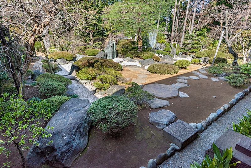 州流の枯山水