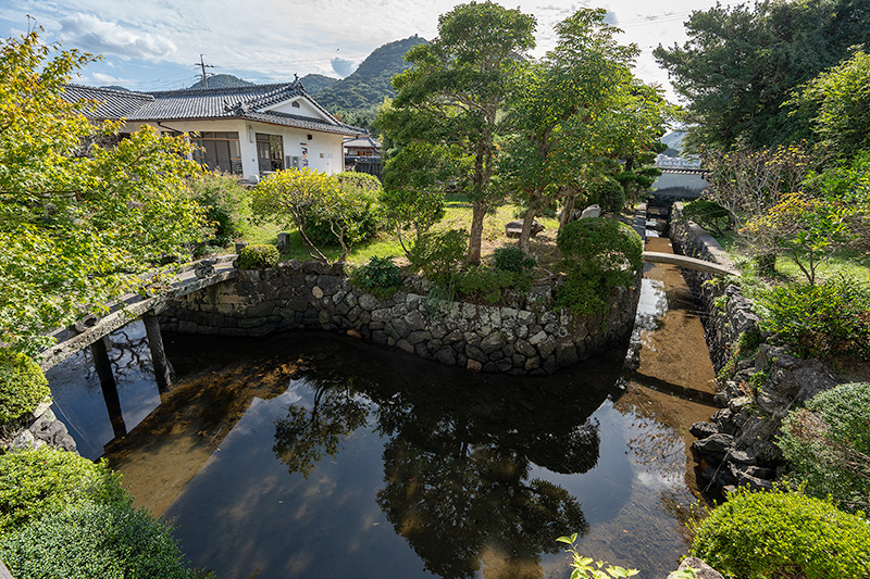 橋本川から続く水路