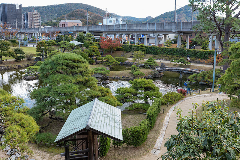 翠松閣の2階から全景を撮影