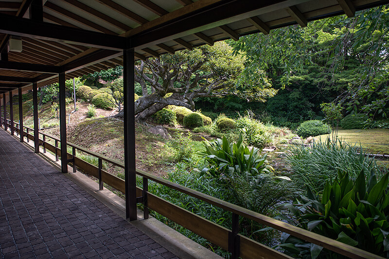 屋根のある回廊