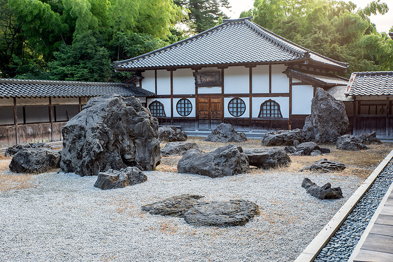 動の石庭