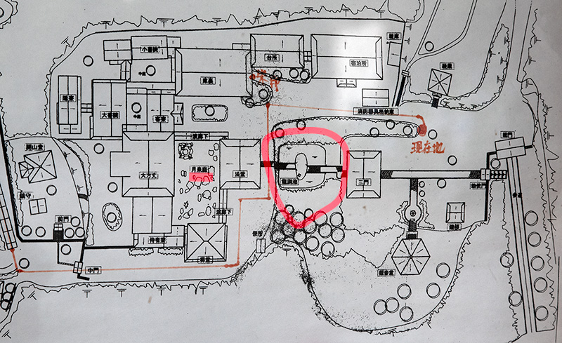 国泰寺の案内図