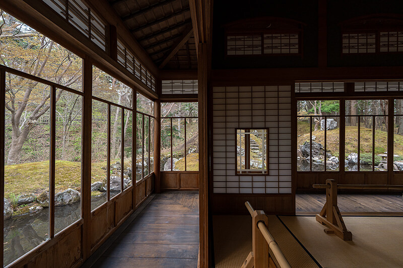 額縁庭園風に撮影
