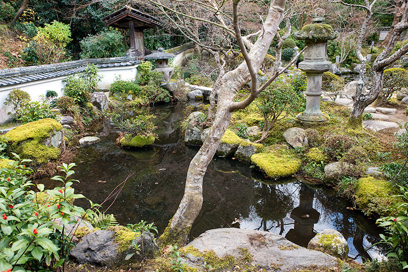 桃山時代の庭園が残っている