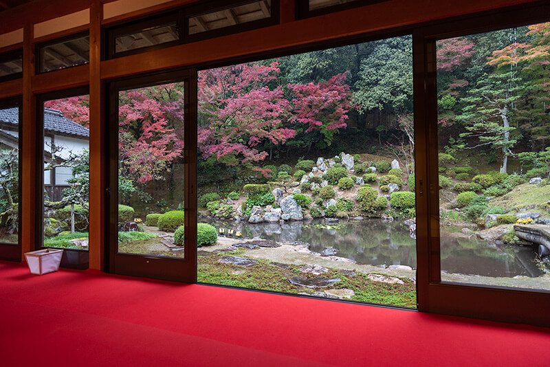 興禅寺　額縁庭園