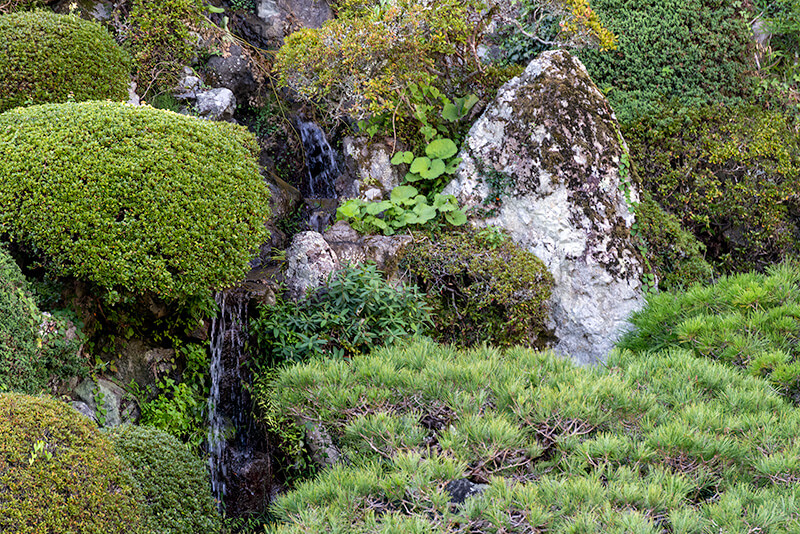 久遠寺の遠山石