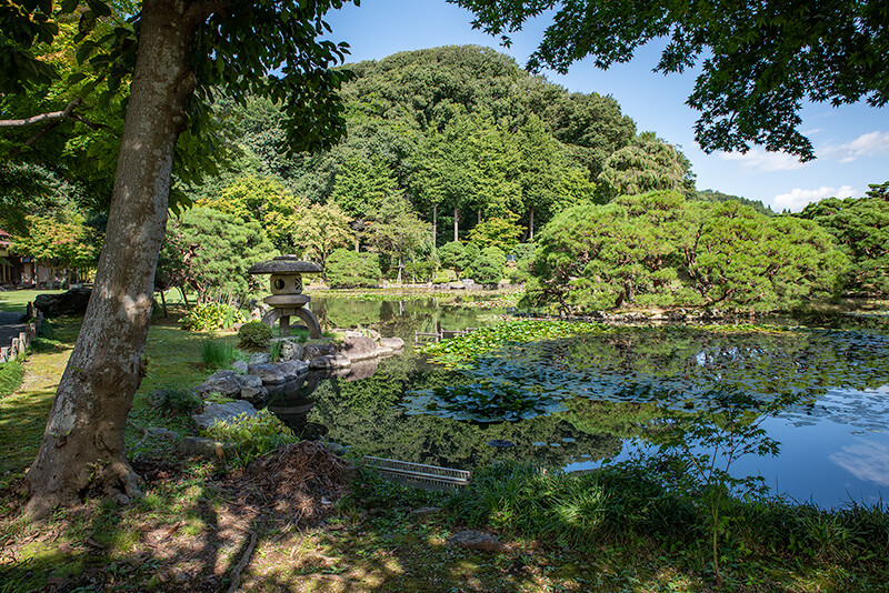 愛宕山を借景