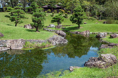 万葉の森公園 曲水庭園