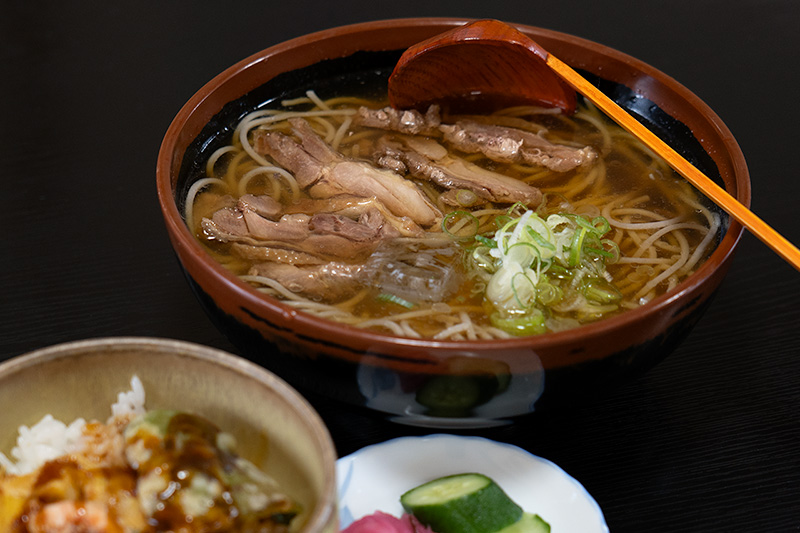 冷やし肉蕎麦