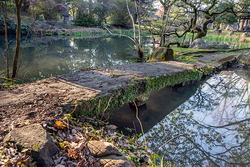 切石による石橋