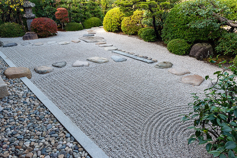寄せ石敷き