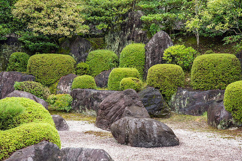 蓬莱山らしき石組