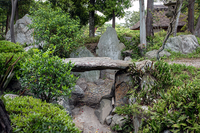 石橋は天橋立に見立てている