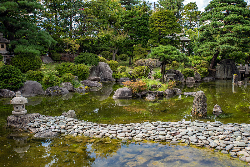 天橋立を見立てた洲浜